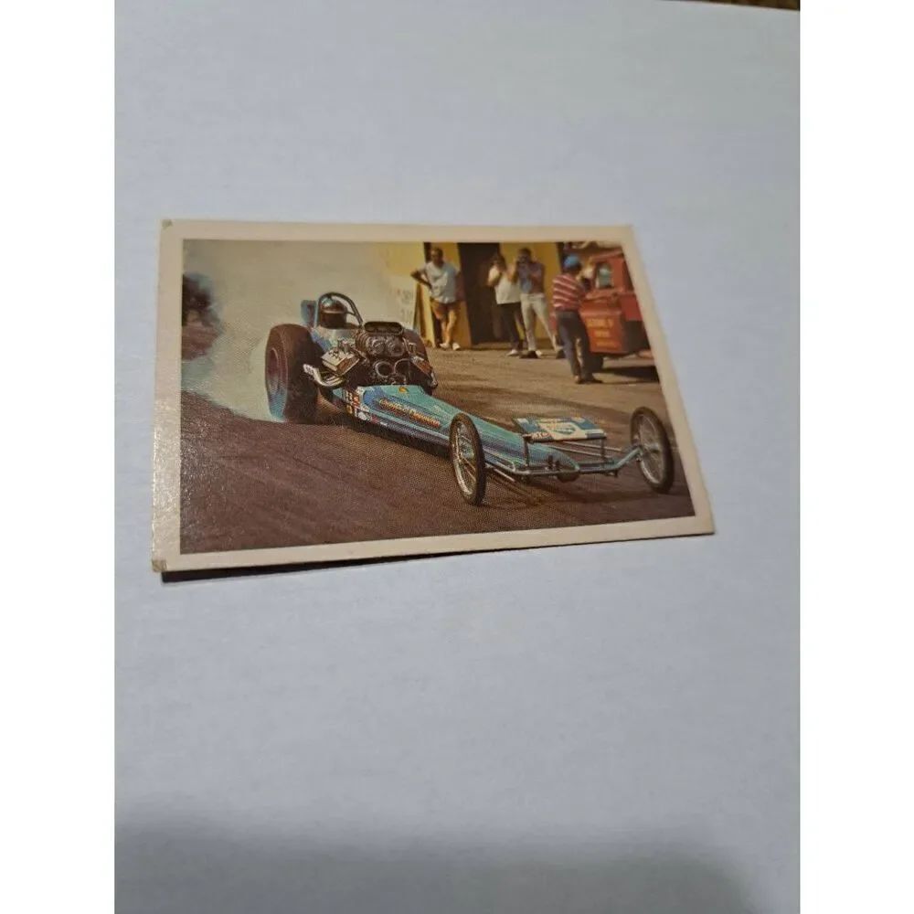 Vintage 1971 Fleer Crietz Donovan Top Fuel Dragster Drag Champs #36 Trading Card